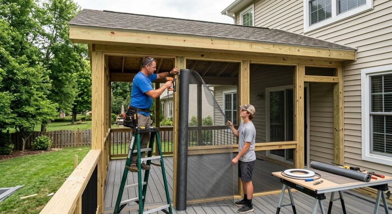 Enclosed Porch Installation in Nashville, TN