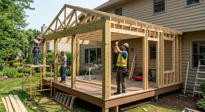 Deck Enclosure Construction in Austin, TX