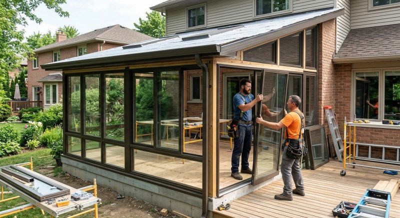 Enclosed Patio Installation in Longmont, CO