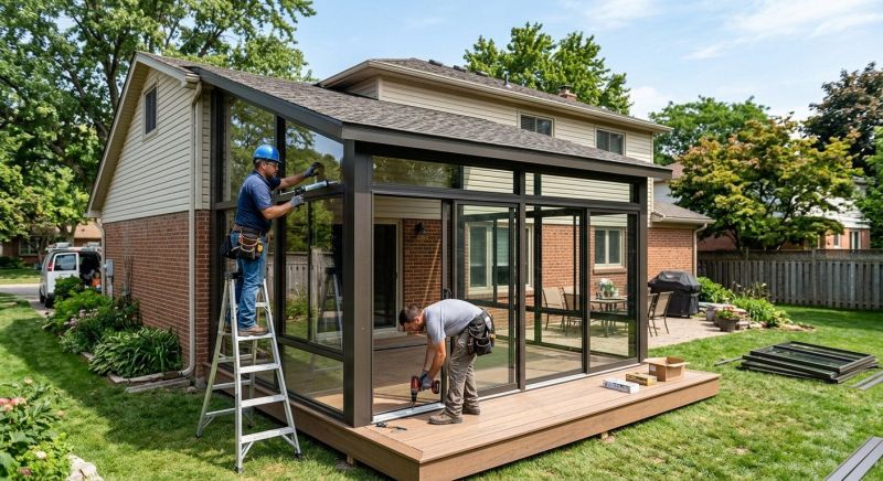 Four Season Room Installation in Dallas, TX
