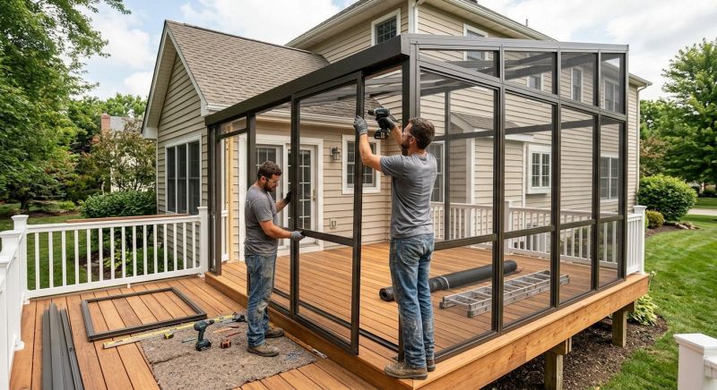 Lanai Enclosure Installation in Nashville, TN