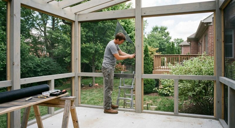 Porch Enclosure Installation in Cincinnati, OH