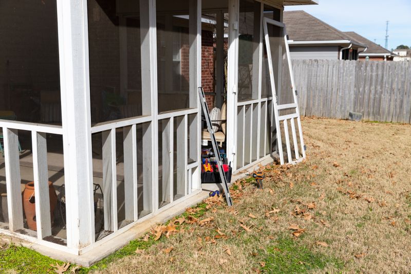 Porch Enclosure Installation in Asheville, NC