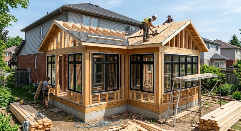 Sunroom Addition Construction in Boulder, CO